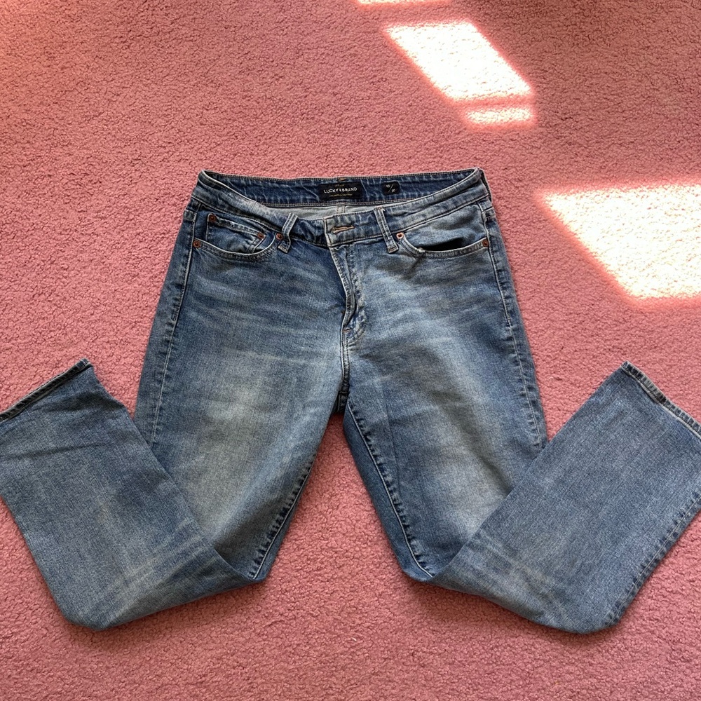 Lucky Low Rise Straight Jeans